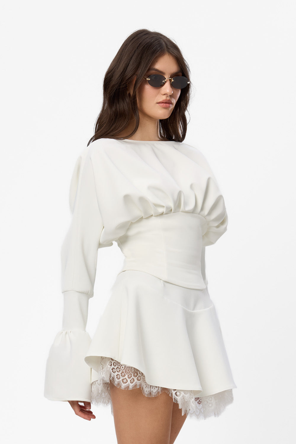 Nyssa Cloth off-white Top