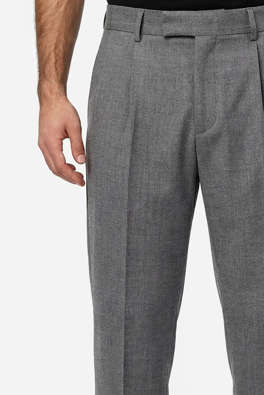 Pantaloni gri din stofa 247 A1
