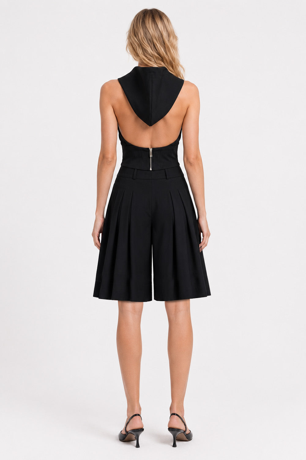 Kimi short Black Cloth Pants