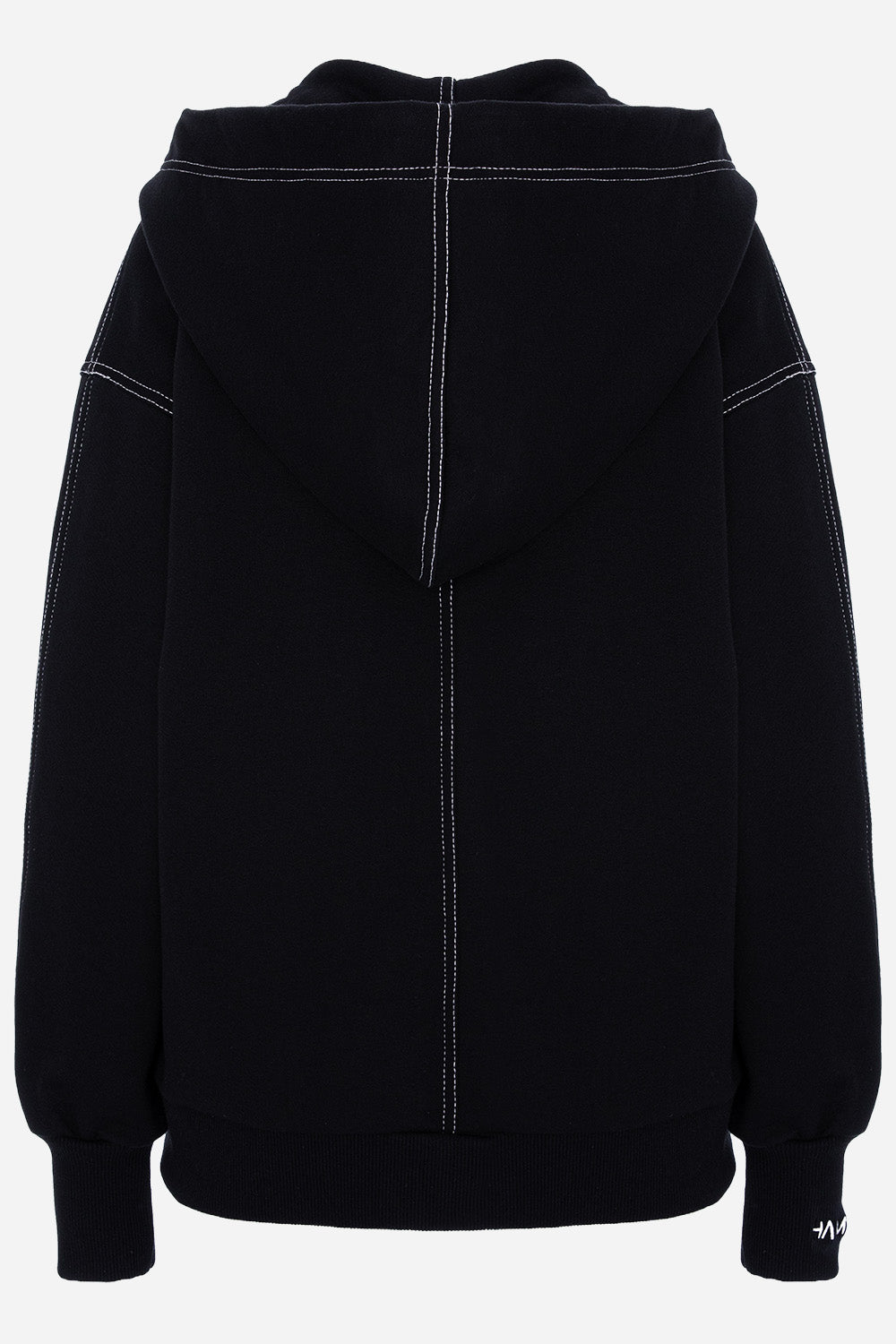 Milan cotton black Hoodie