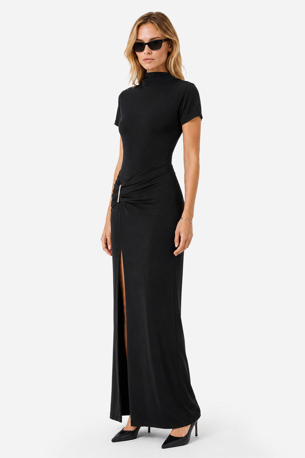 Portofino Maxi Black Dress