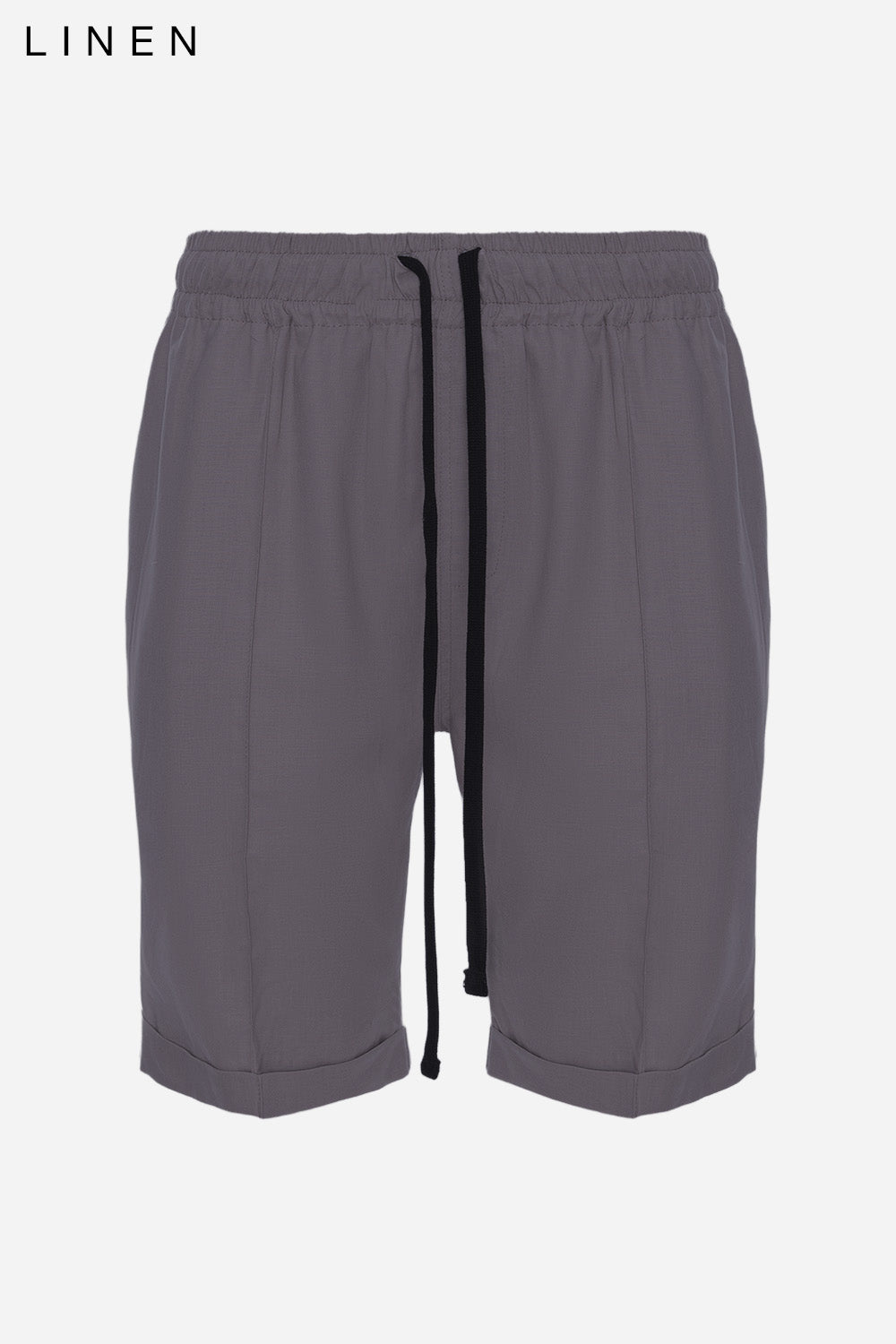 Pantaloni scurti Negri din in Thomas