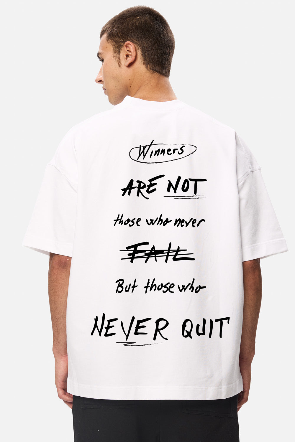 Tricou negru cu imprimeu Alpha
