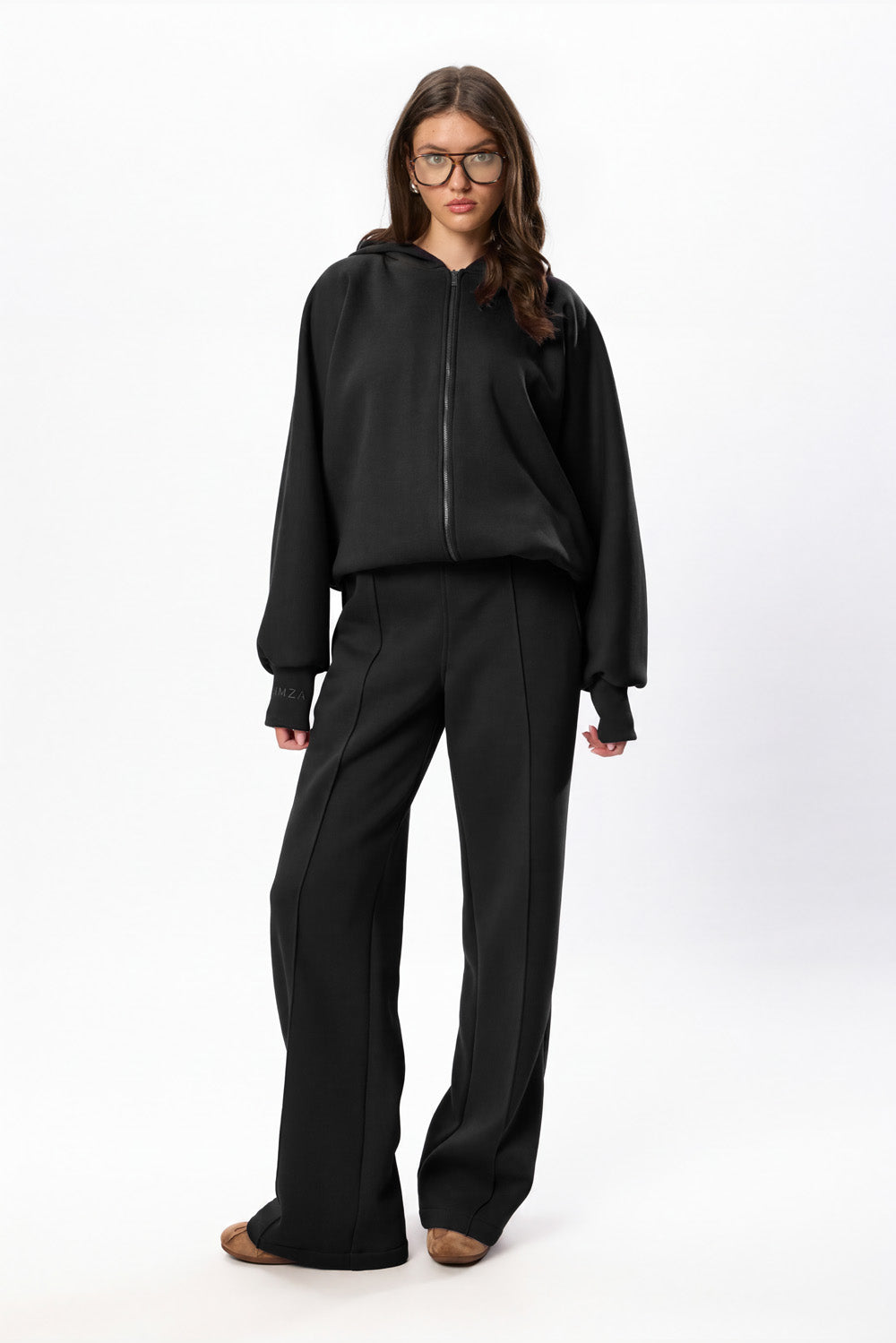 Hardy V2 Black Fleece Zip Hoodie