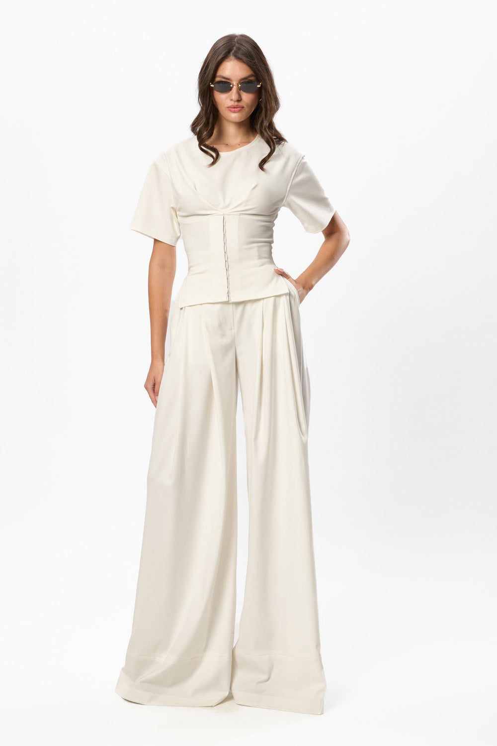 Pantaloni Off white Mega Kimi