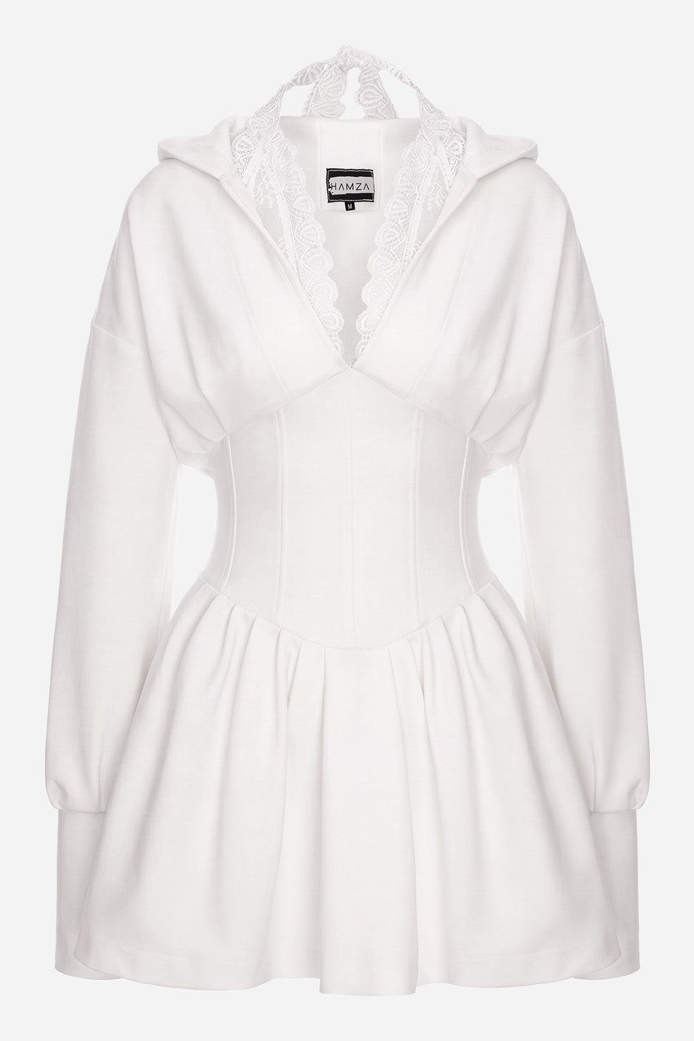 Rochie off-white cu corset si dantela Karol V2