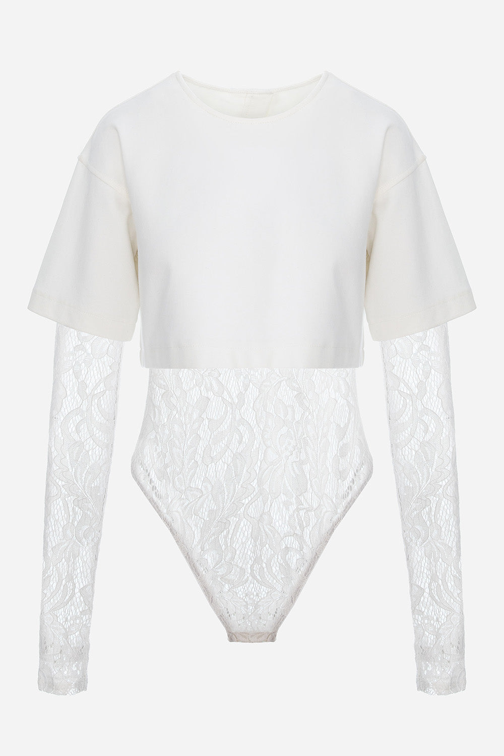 Top off-white cu body din dantela Osaka
