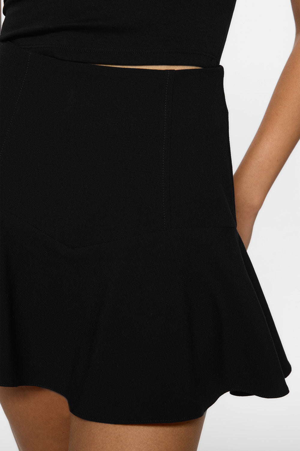 247 cloth black skirt