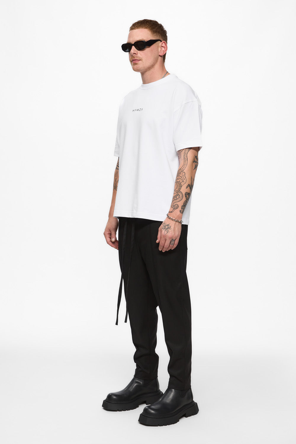 Riyad Printed White T-Shirt