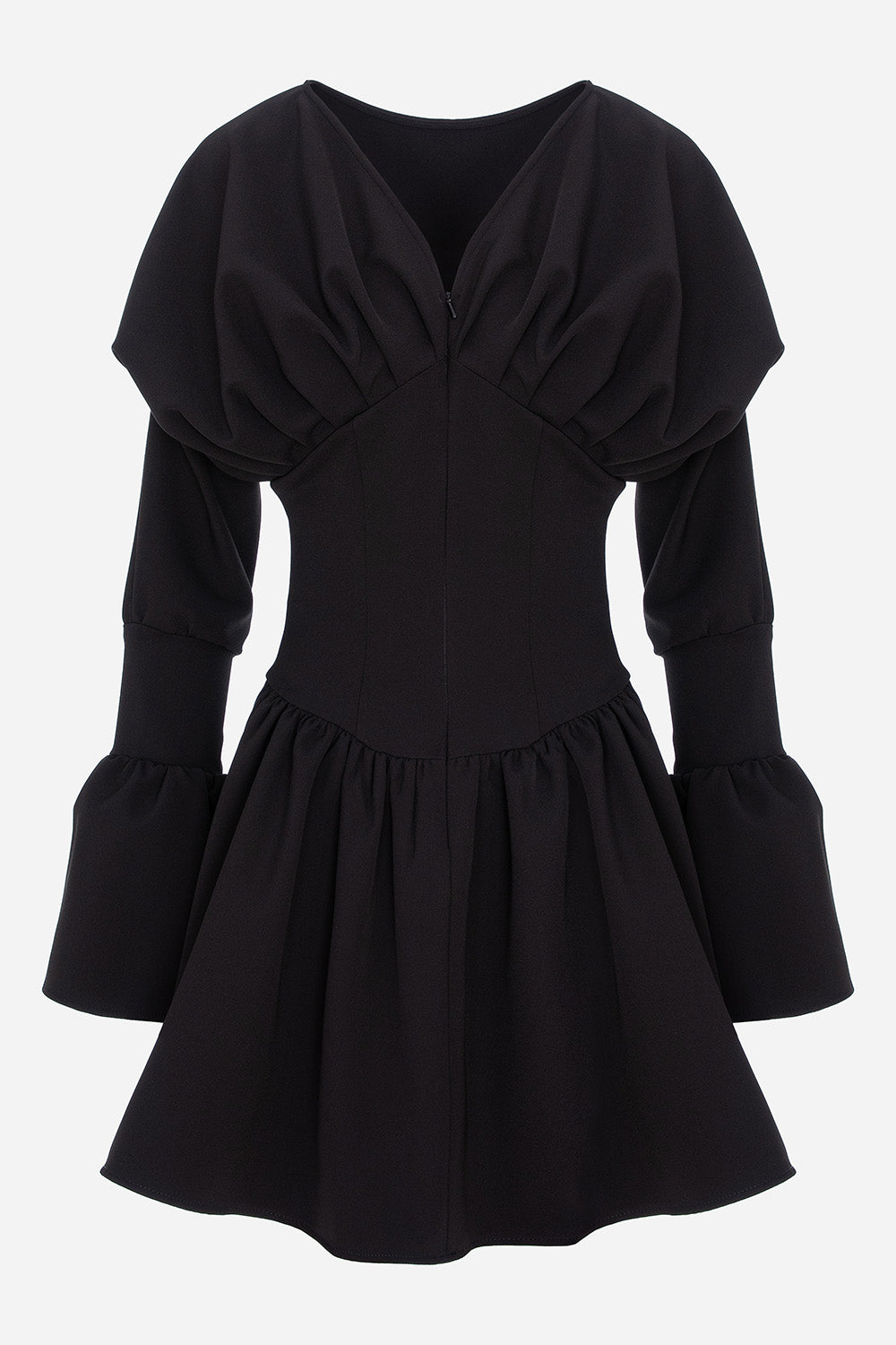 Rochie Neagra din stofa Nyssa Cloth