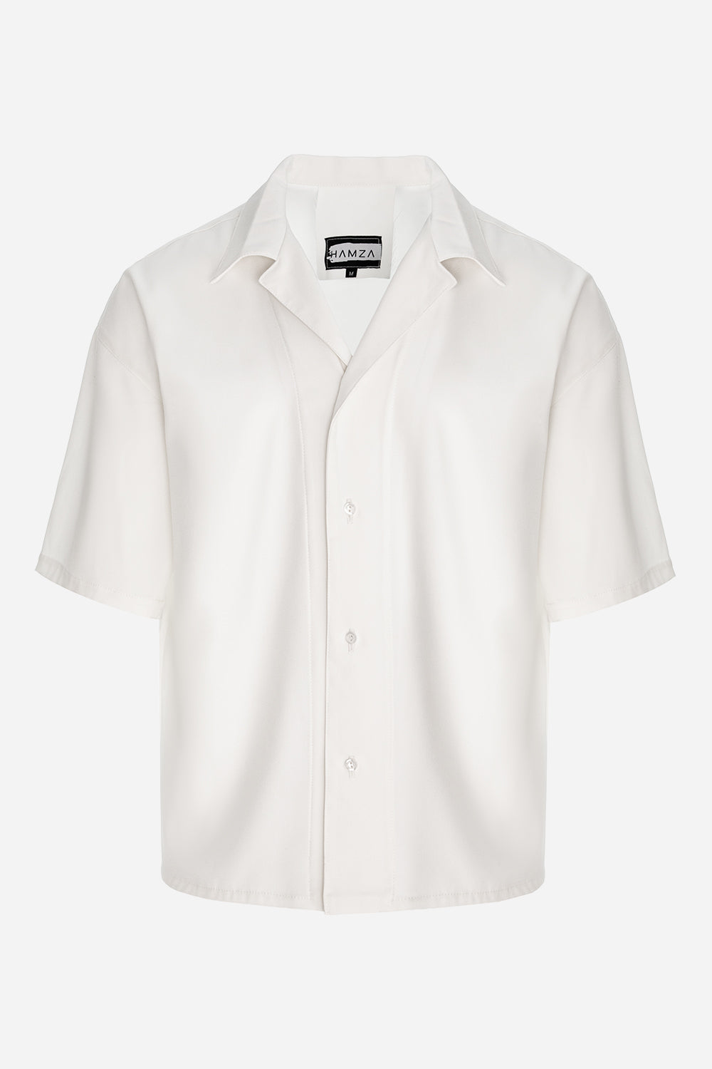 Camasa off white cu maneca scurta Thomas
