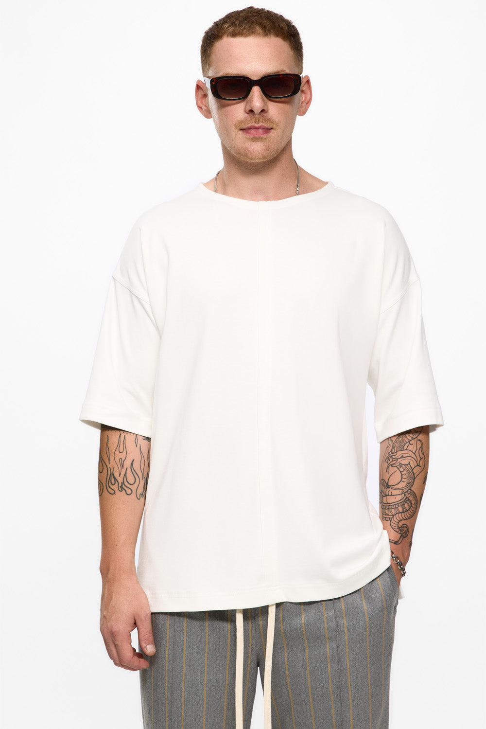 Tricou Off white Super Fine Interlock
