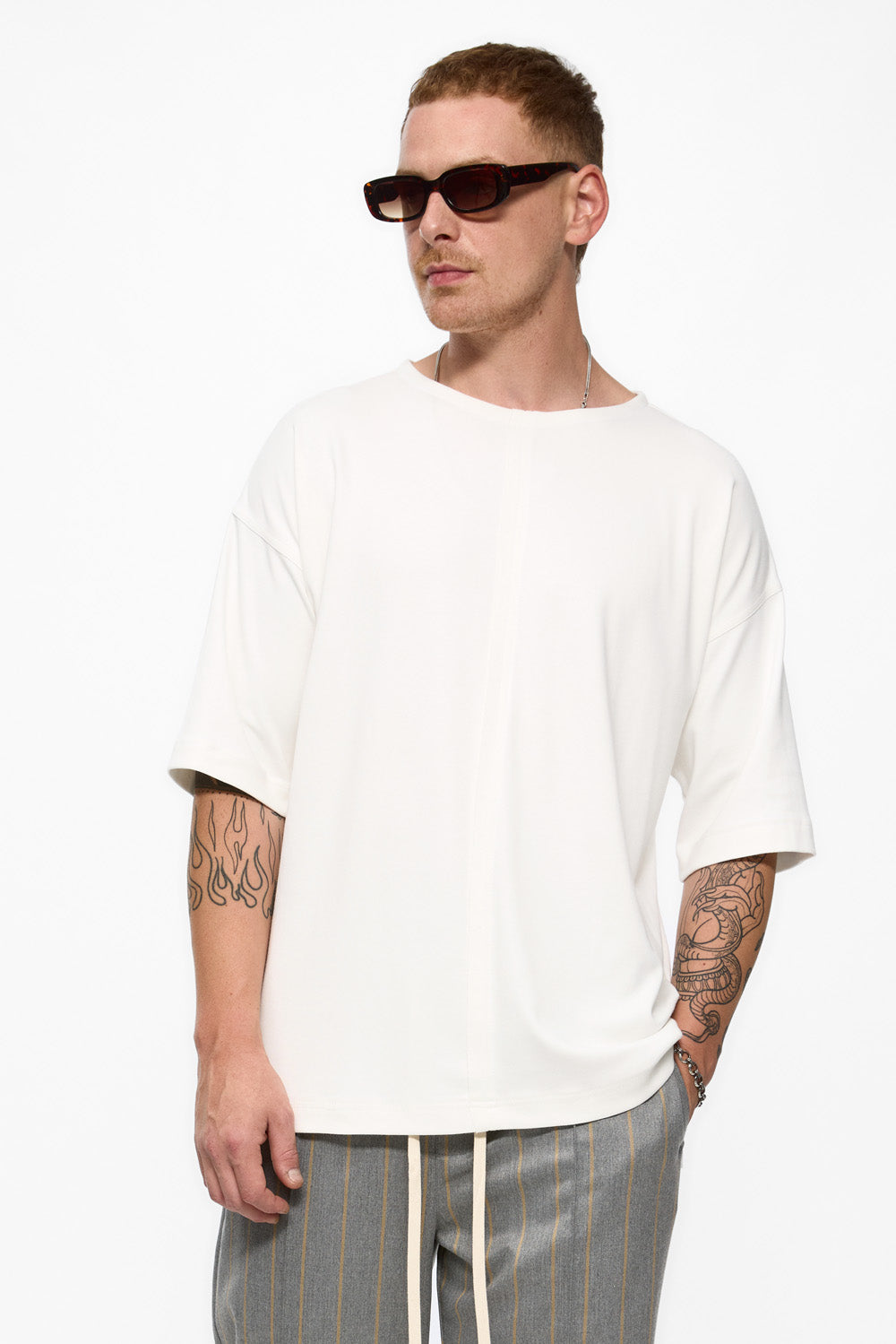 Tricou Off white Super Fine Interlock