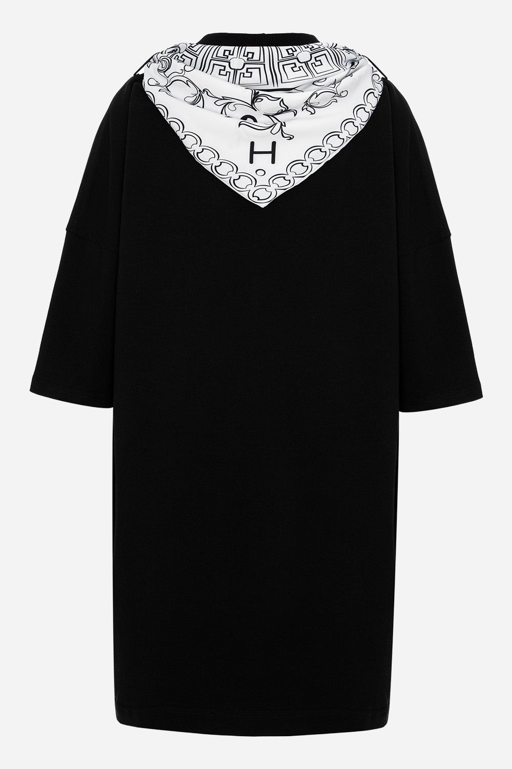 Paris Scarf Black Dress