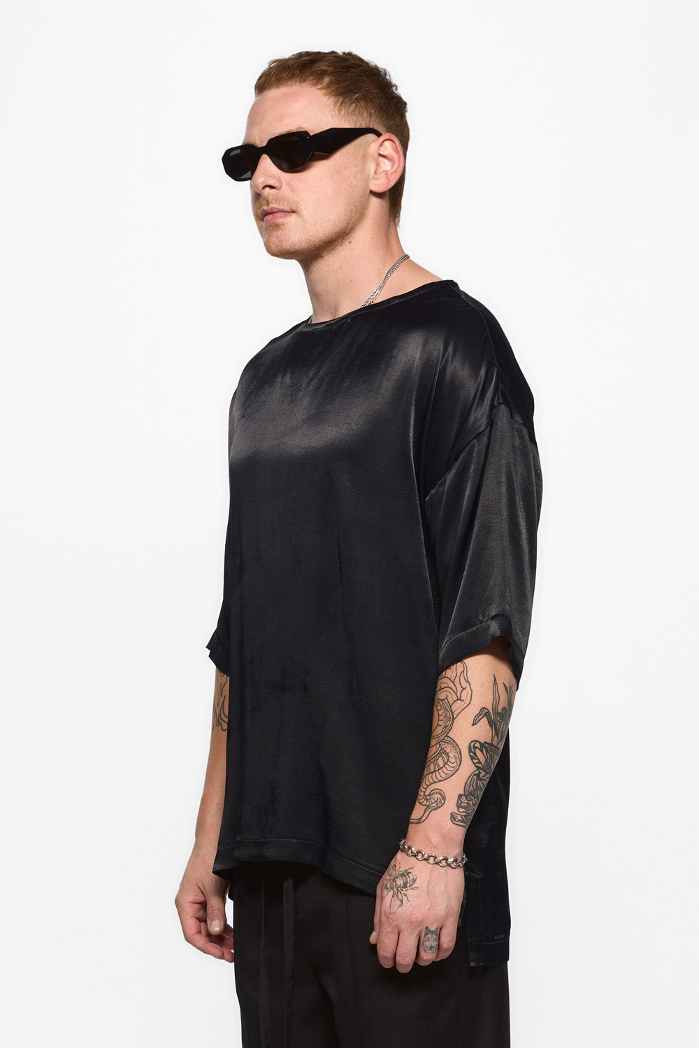 Tricou Negru din Vascoza Thom