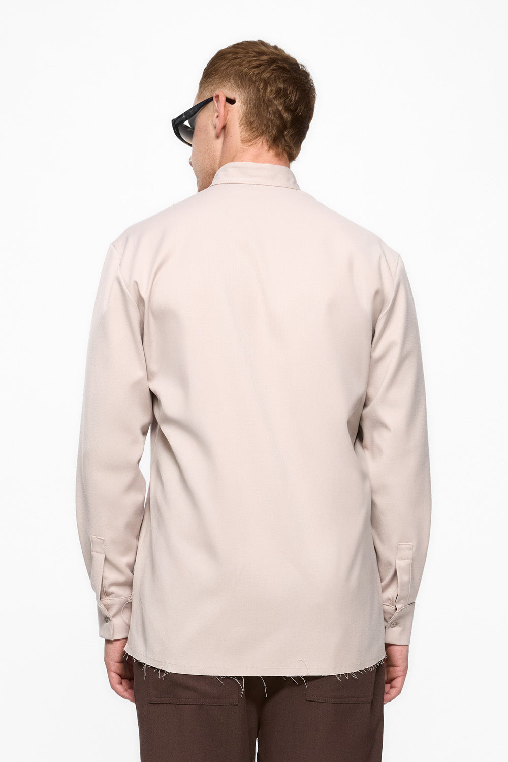 Thom Shirt | Men | Vanilla | Modern & Elegant Style | Comfort & Functionality | Atelier Hamza