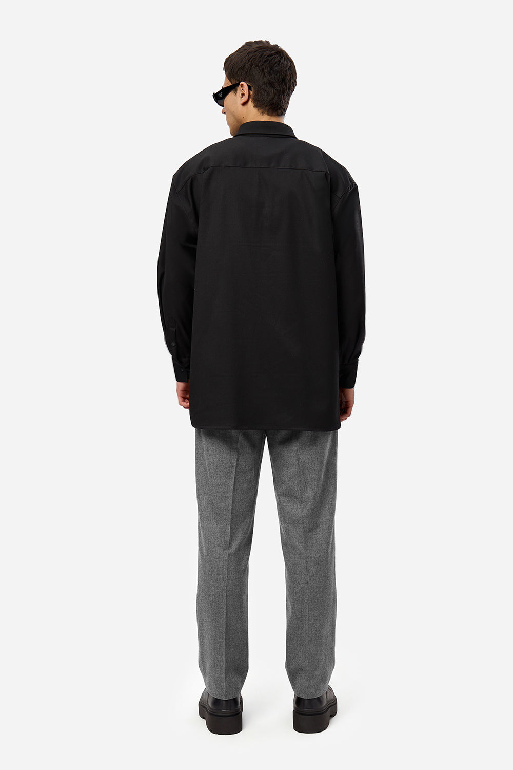 Pantaloni gri din stofa 247 A1