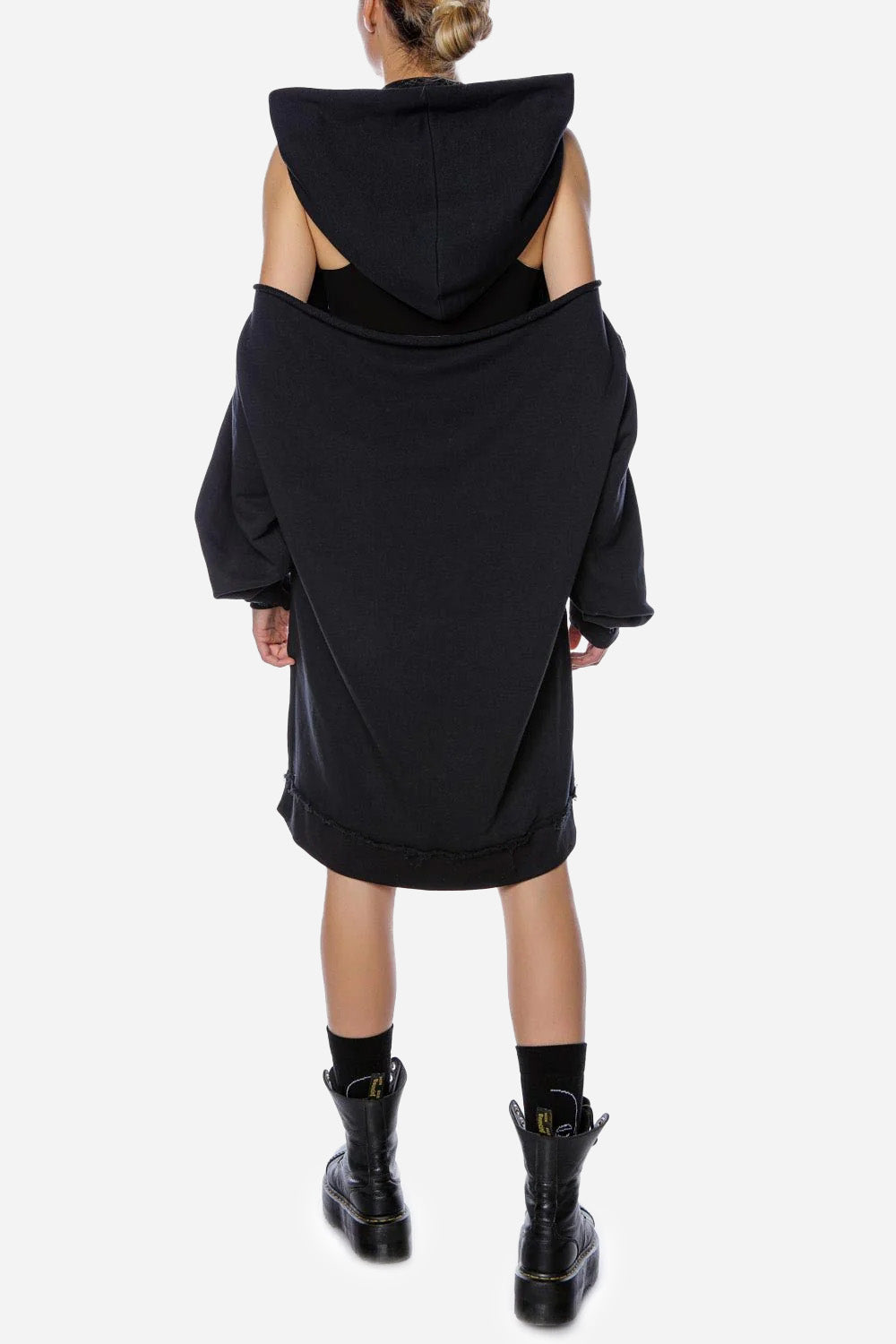 Hanorac FRAGILE - Rochie II| Femei | Negru | Stil Modern & Elegant | Confort & Funcționalitate | Atelier Hamza