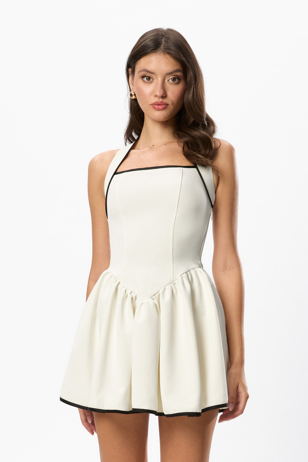 Rochie Off-White din Stofa Aurora