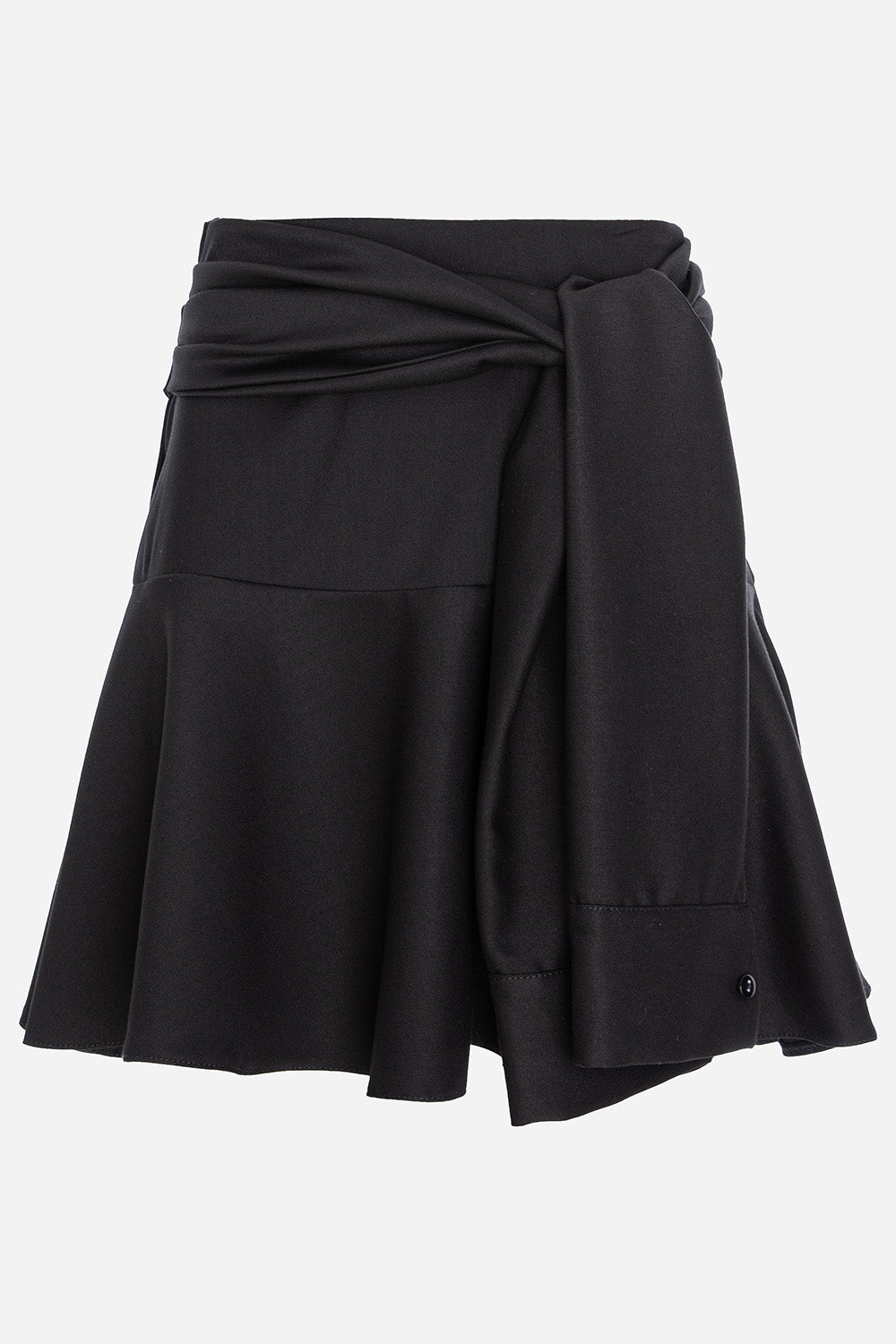 Sleeve cloth grey skirt