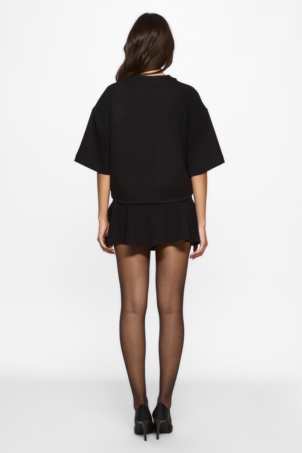 Kyo Rose Black Stitched Corset T-shirt