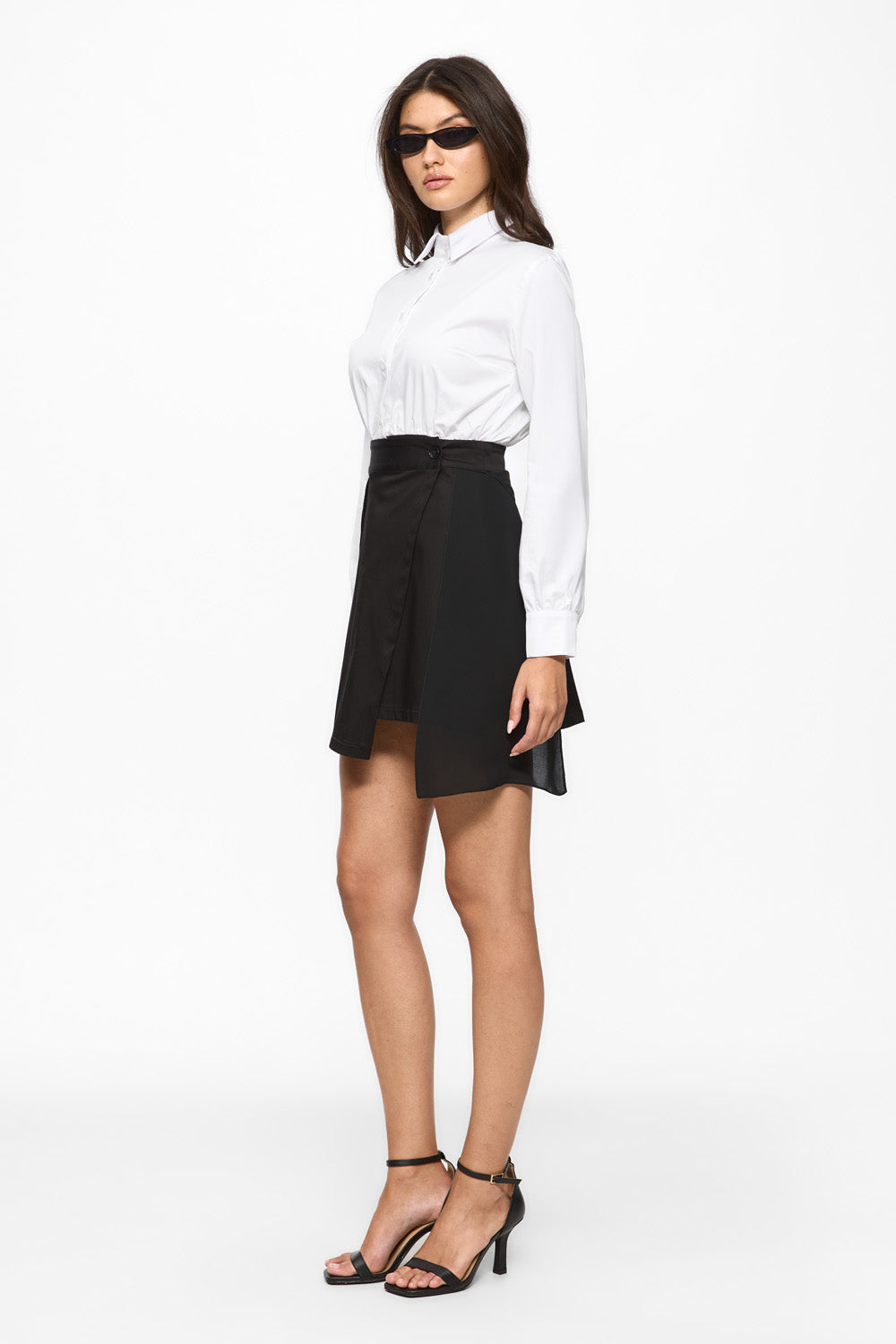 Rochie alba mini Elis