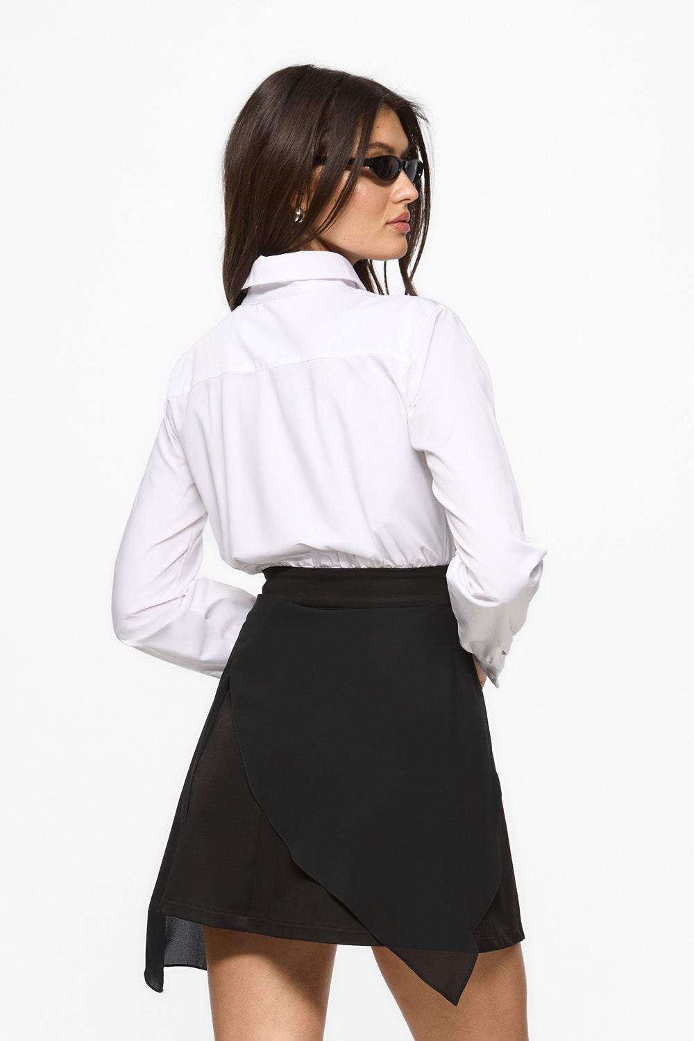 Rochie alba mini Elis