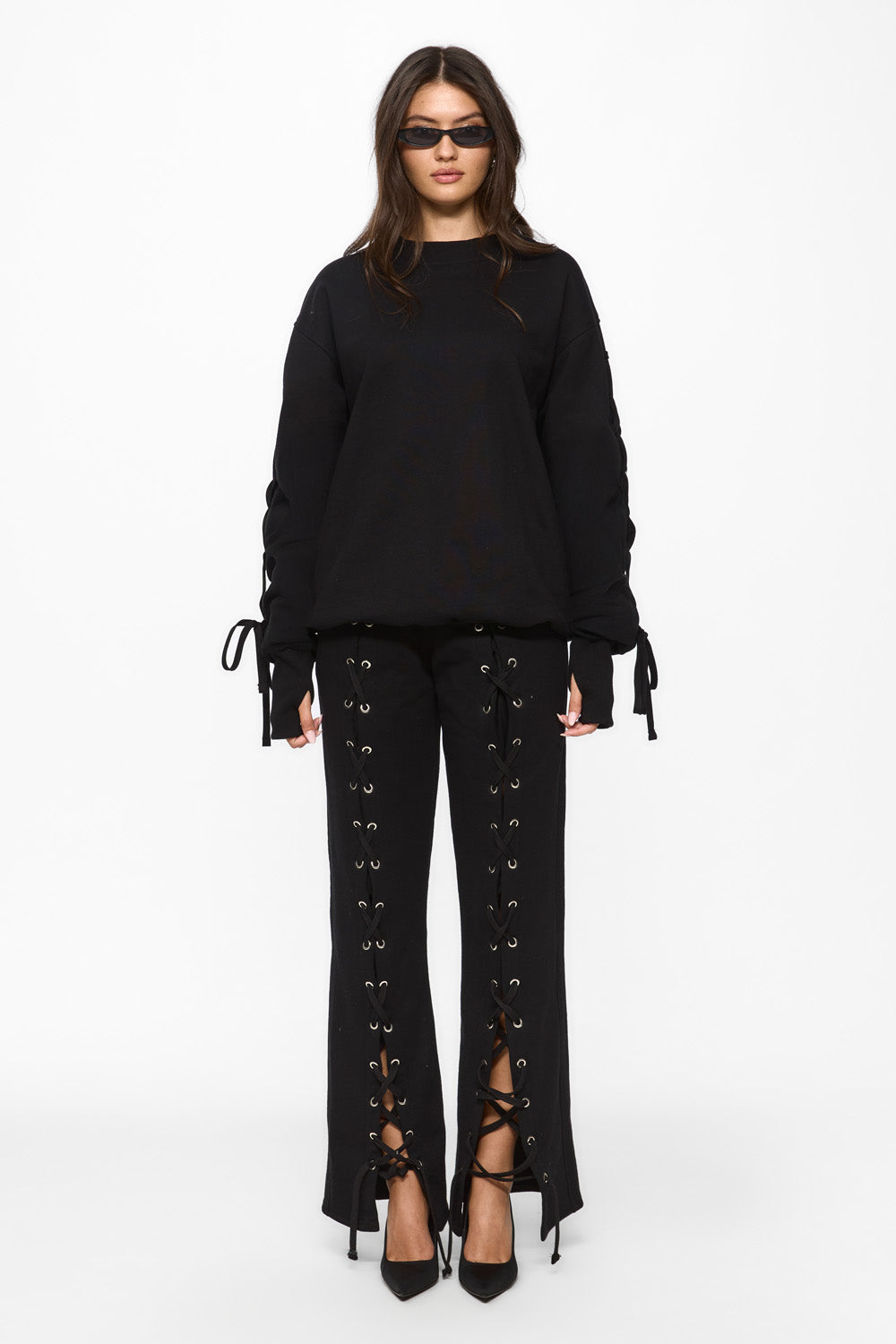 Pantaloni negri Linea V2