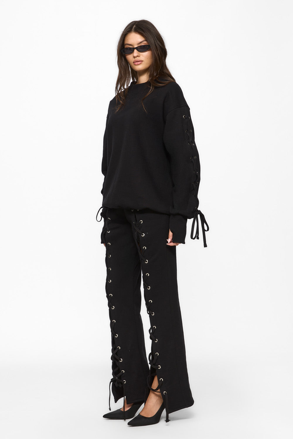 Pantaloni negri Linea V2