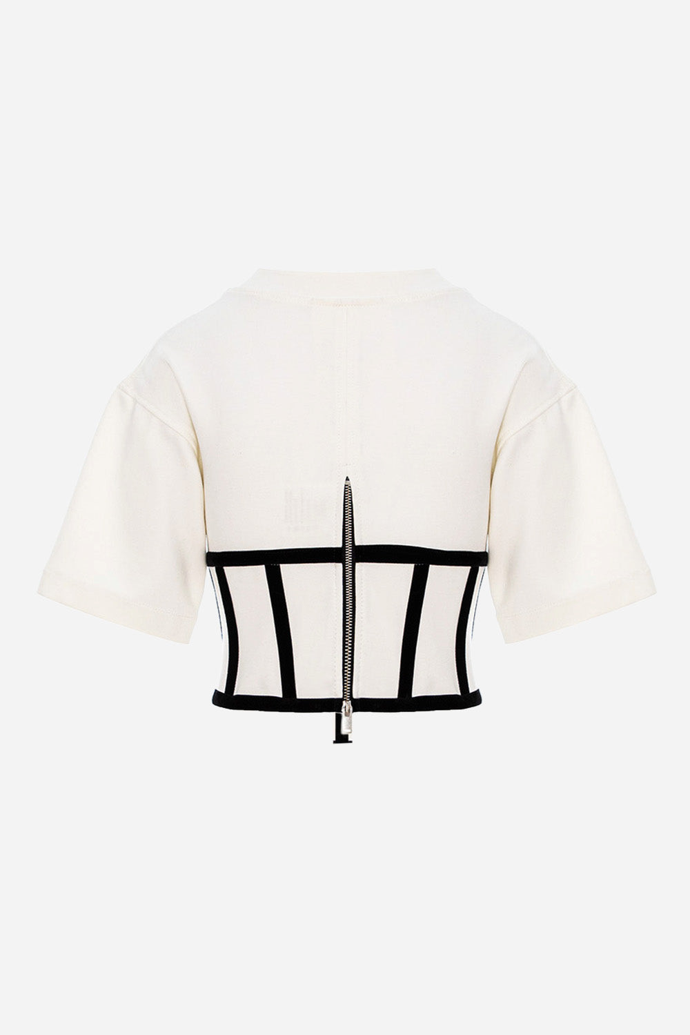 Marsilia Black Corset Velvet Top