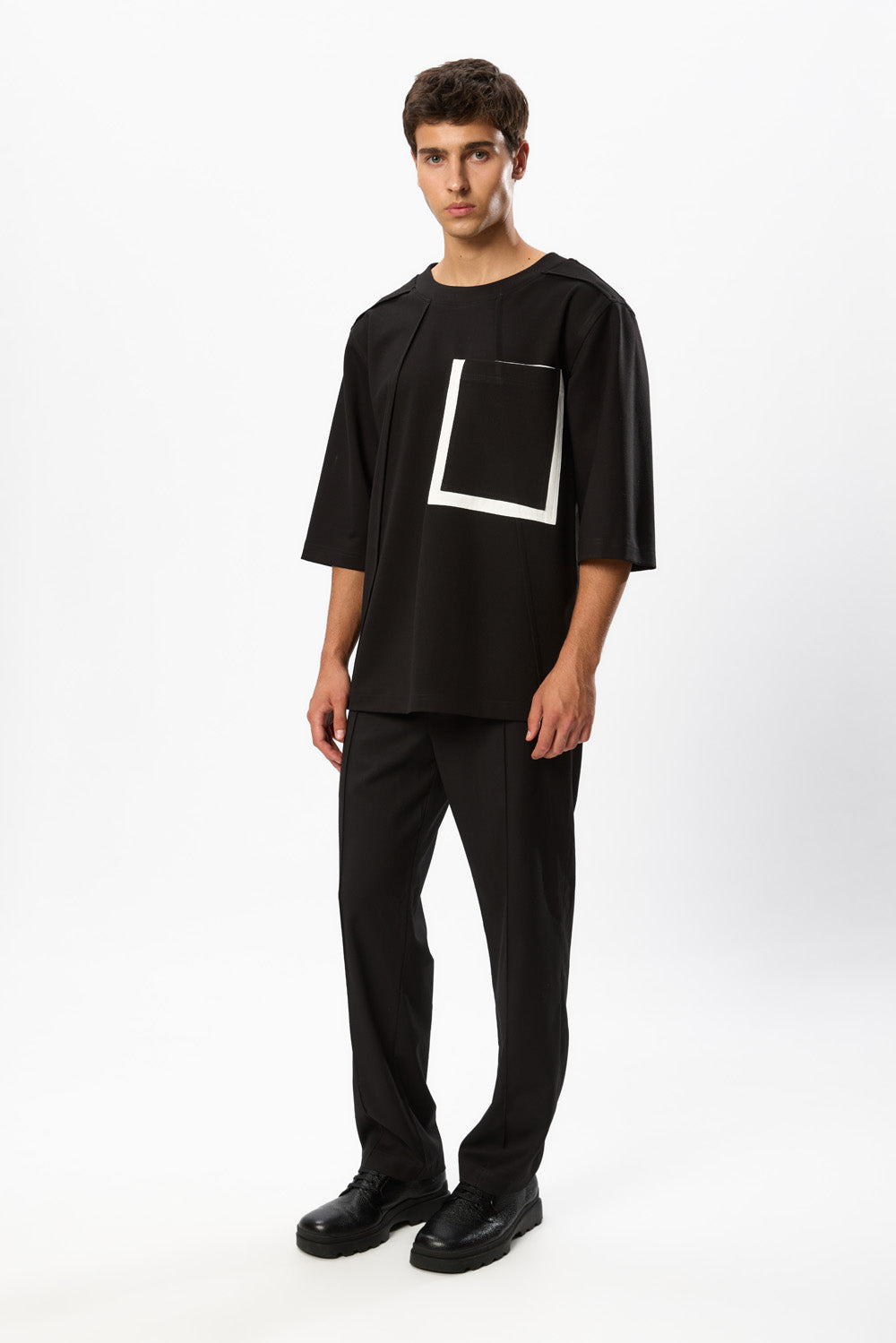 Tricou Negru Omar Pocket