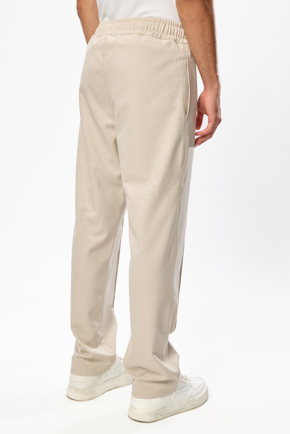 Pantaloni Off White din stofa cu lână 247