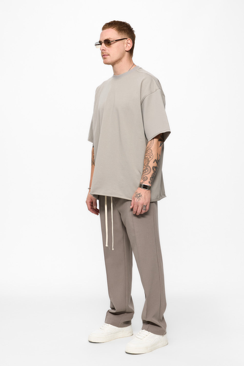 Tricou Gri Oversized