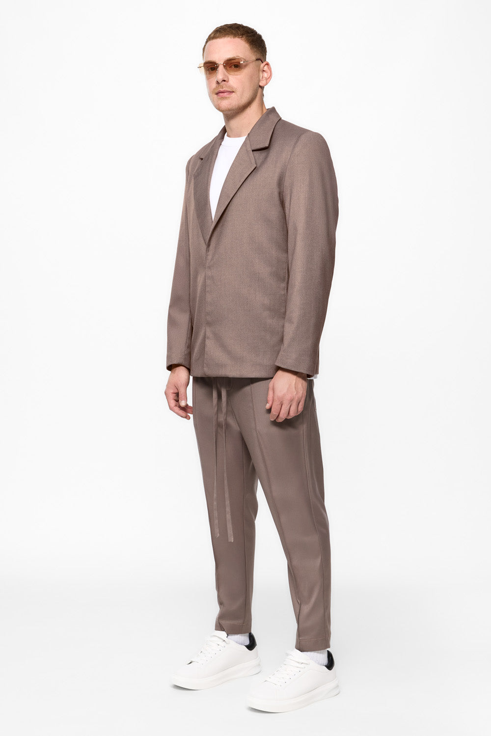 Pantaloni Bej din Stofa Thom V2