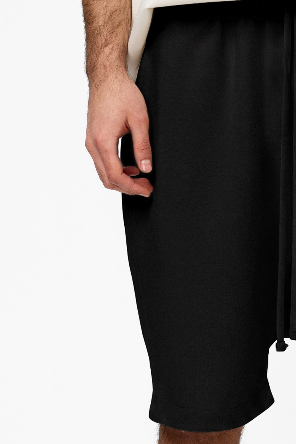 247 Black Cloth Shorts