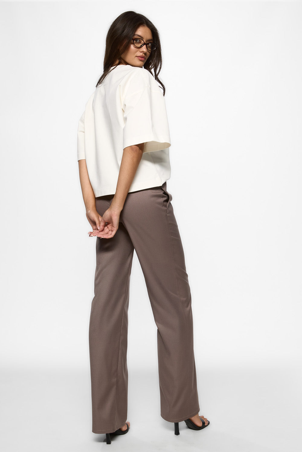 Tricou off-white cu imprimeu Vanilla