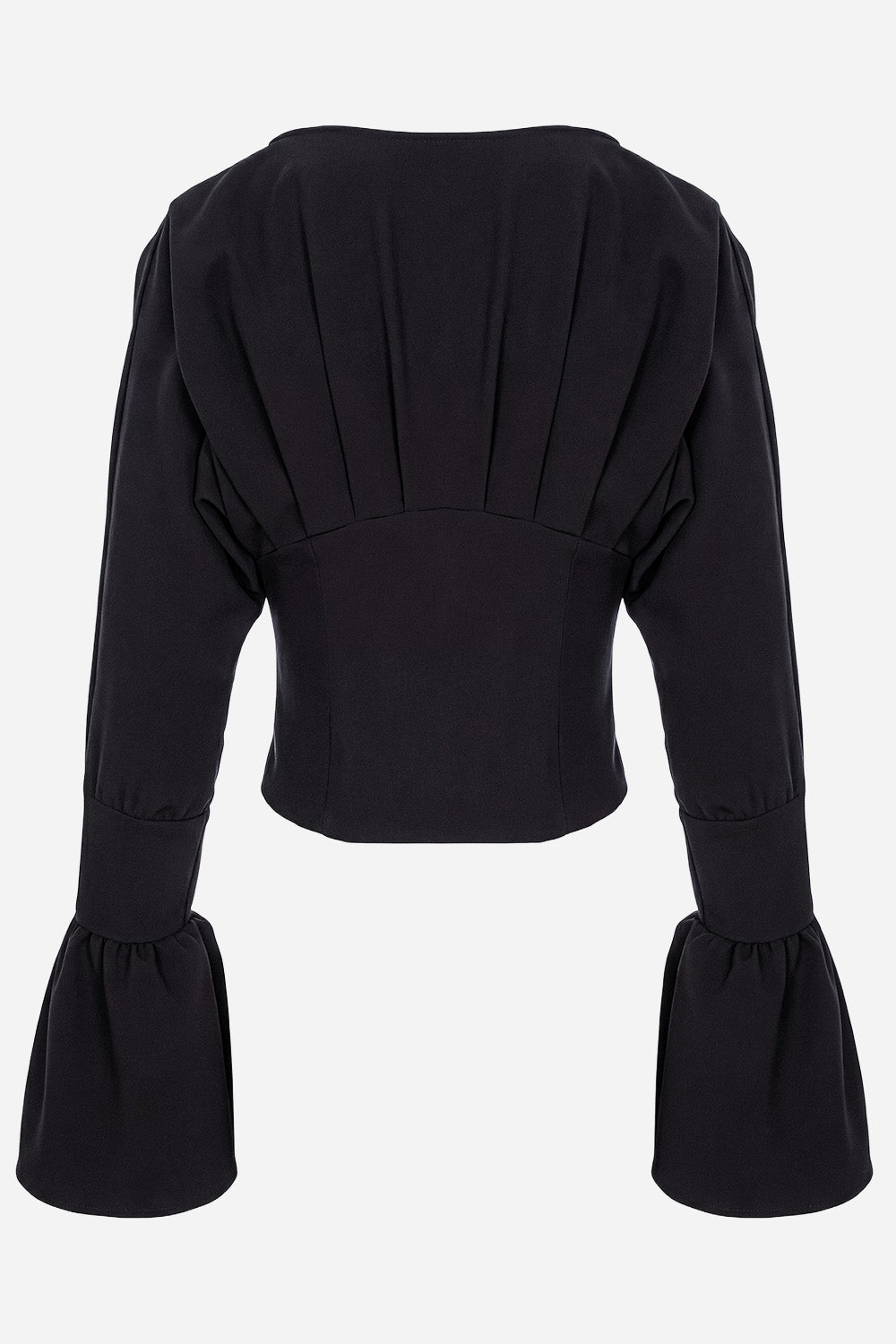 Nyssa Cloth Black Top