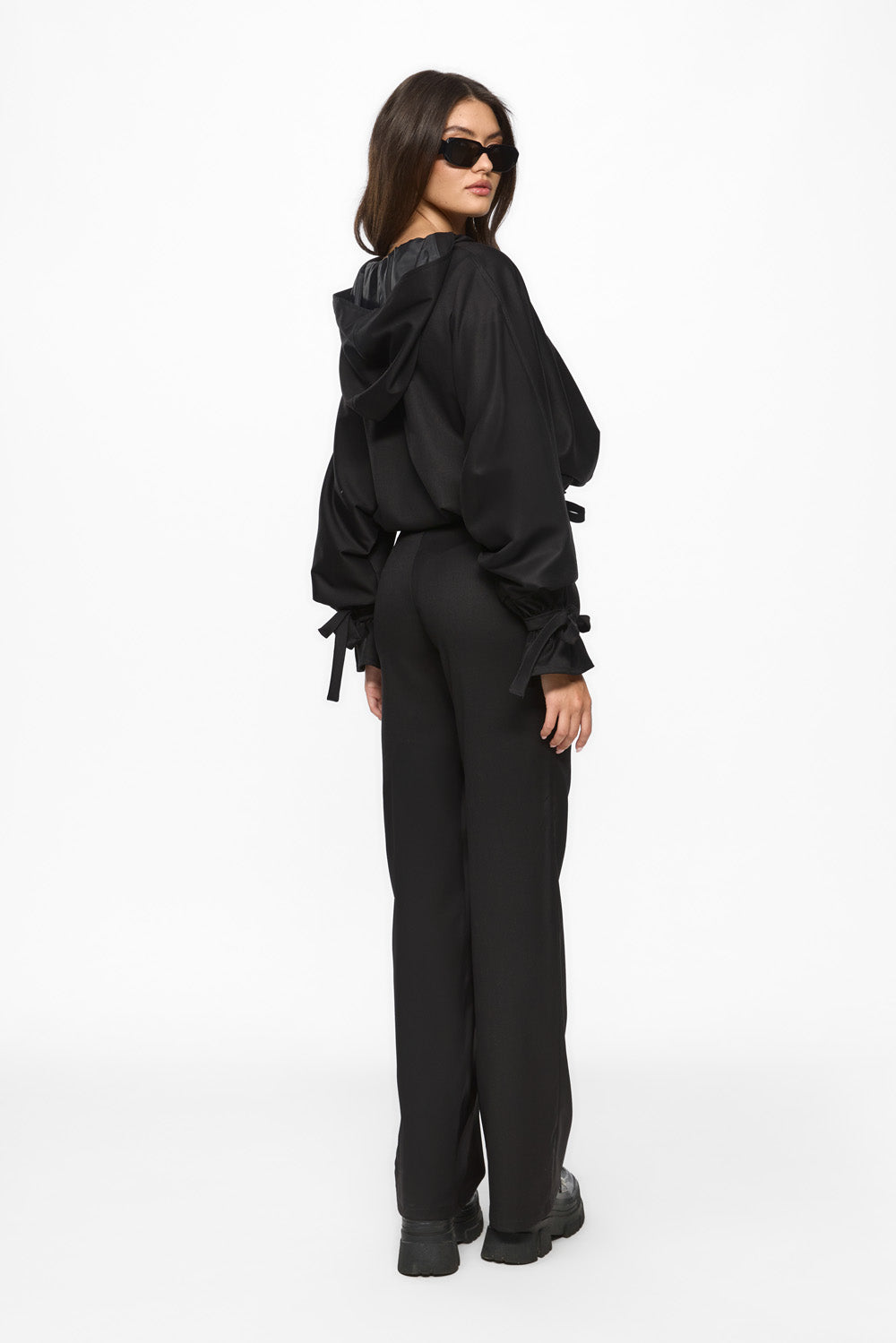 Swan Black Cloth Pants