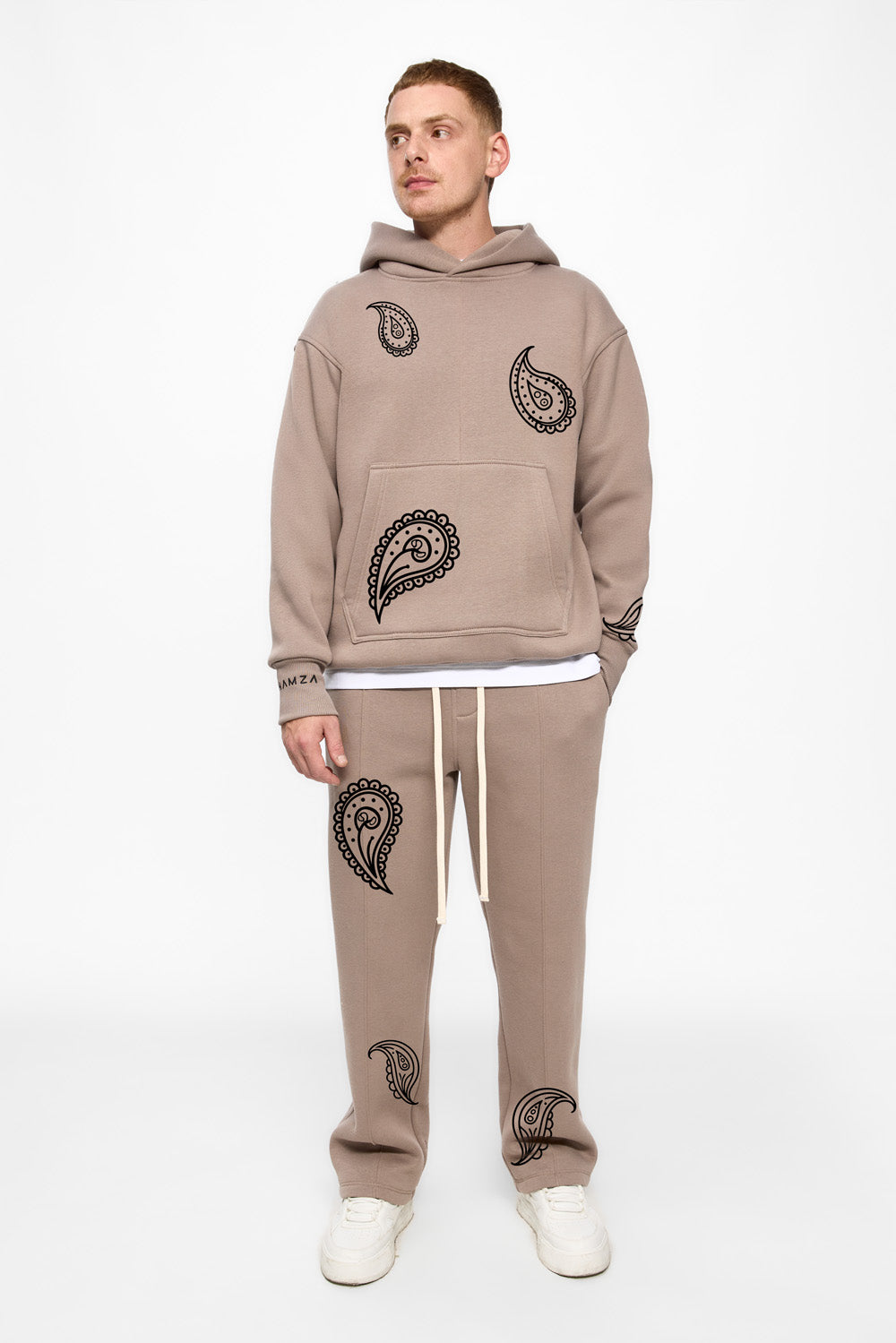 Bandana fleece Beige sweatpants