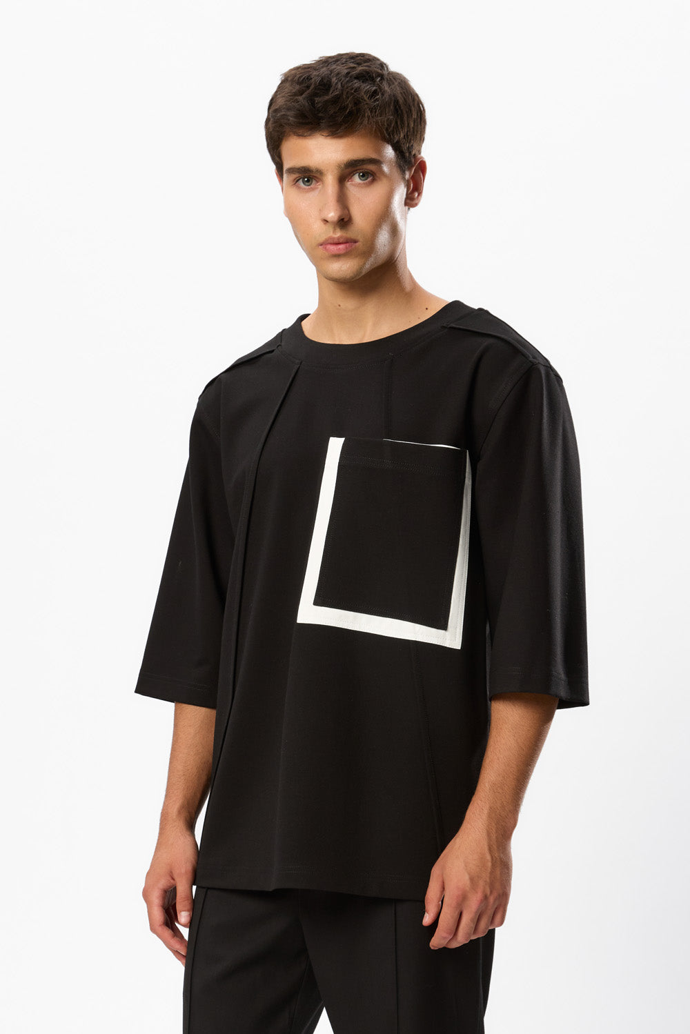Tricou Negru Omar Pocket