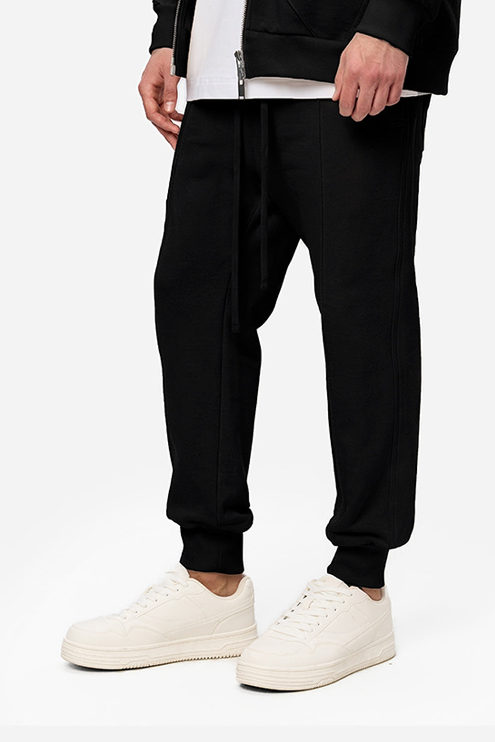Crudo V2 Black Cotton Pants