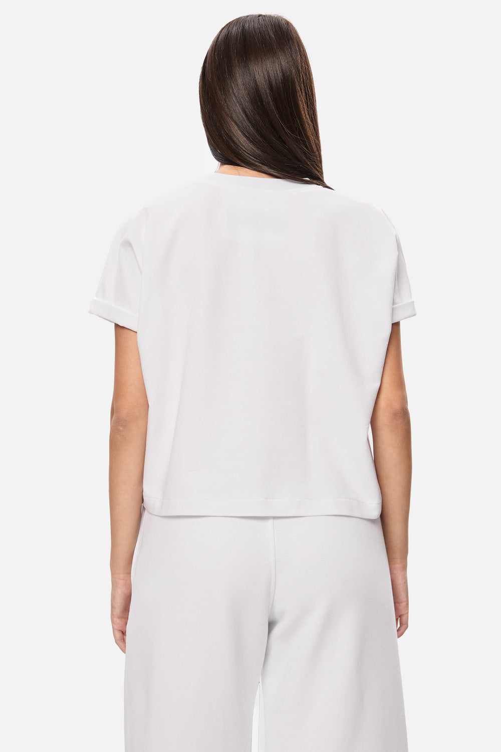 Tricou cu imprimeu Skin| Femei | Alb | Stil Modern & Elegant | Confort & Funcționalitate | Atelier Hamza