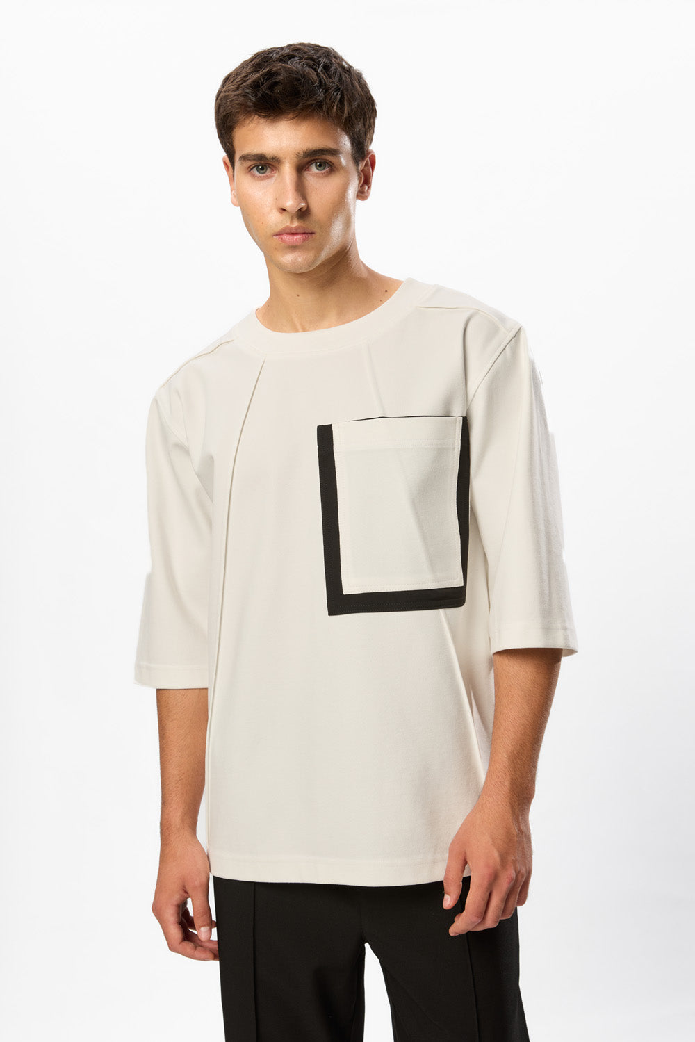 Tricou Off-White Omar Pocket