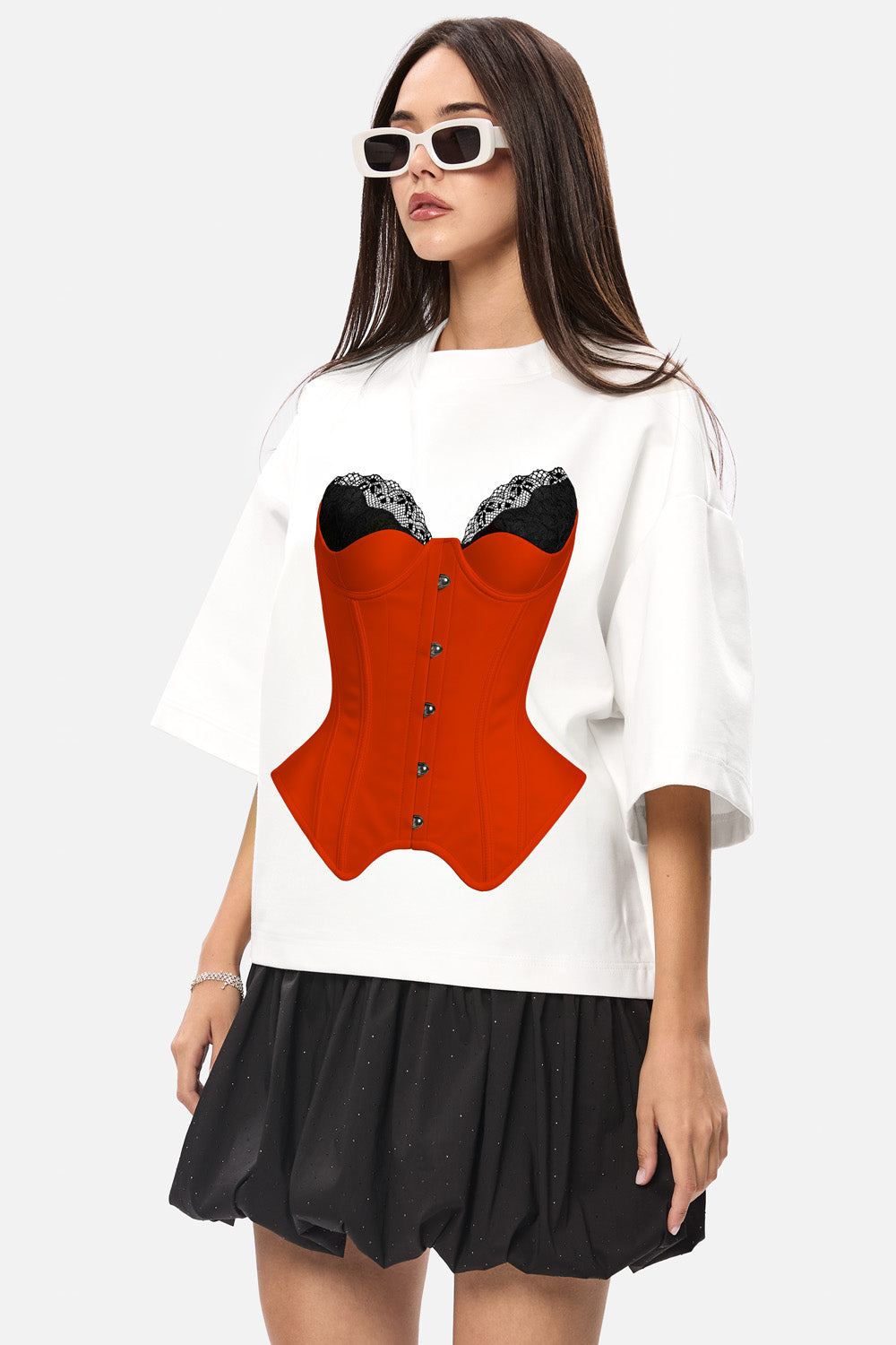 Tricou off-white cu imprimeu Verona