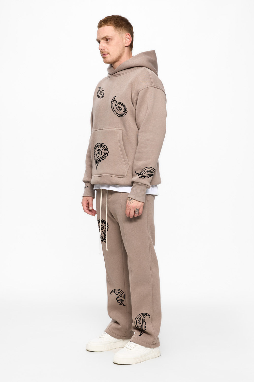 Bandana fleece Beige sweatpants