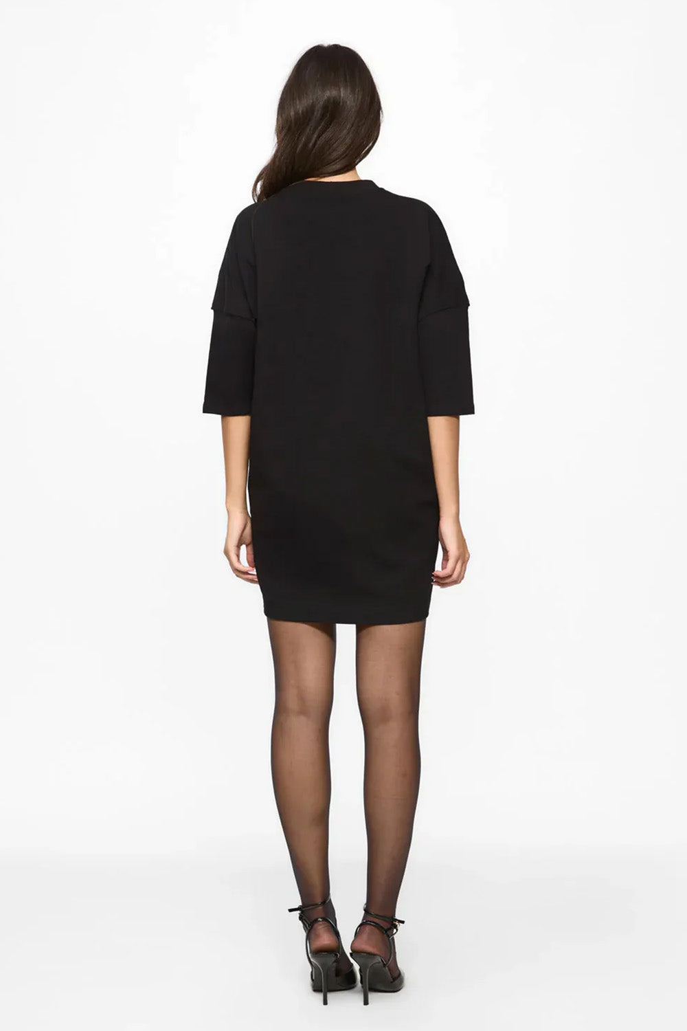 Rochie neagra cu imprimeu Noir V2
