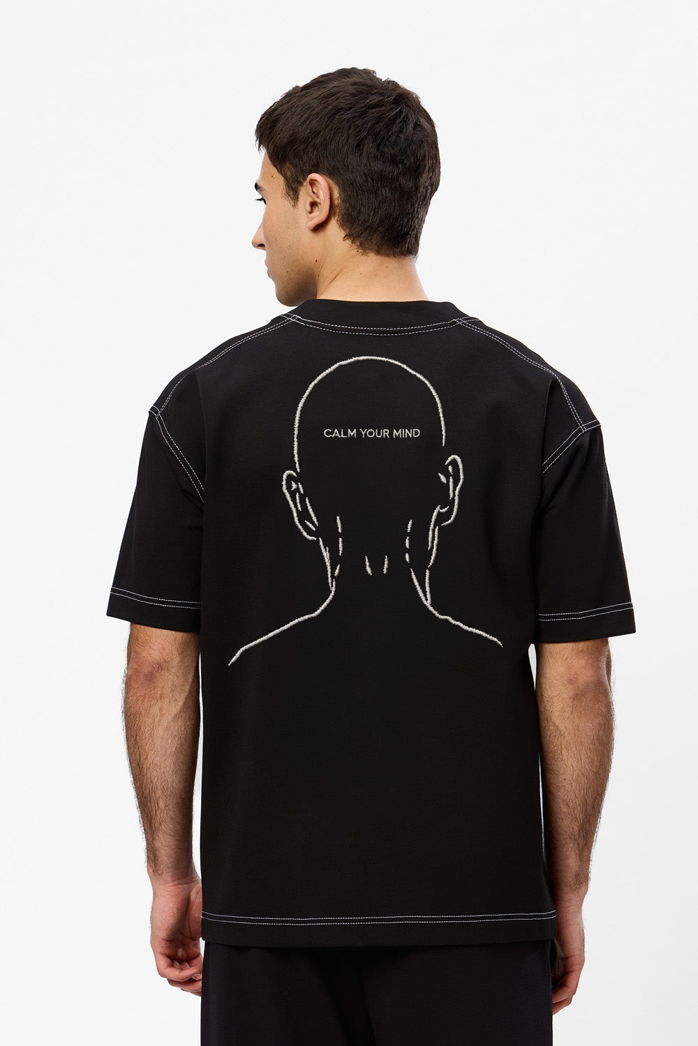 Tricou Off-White cu imprimeu Calm 2.0