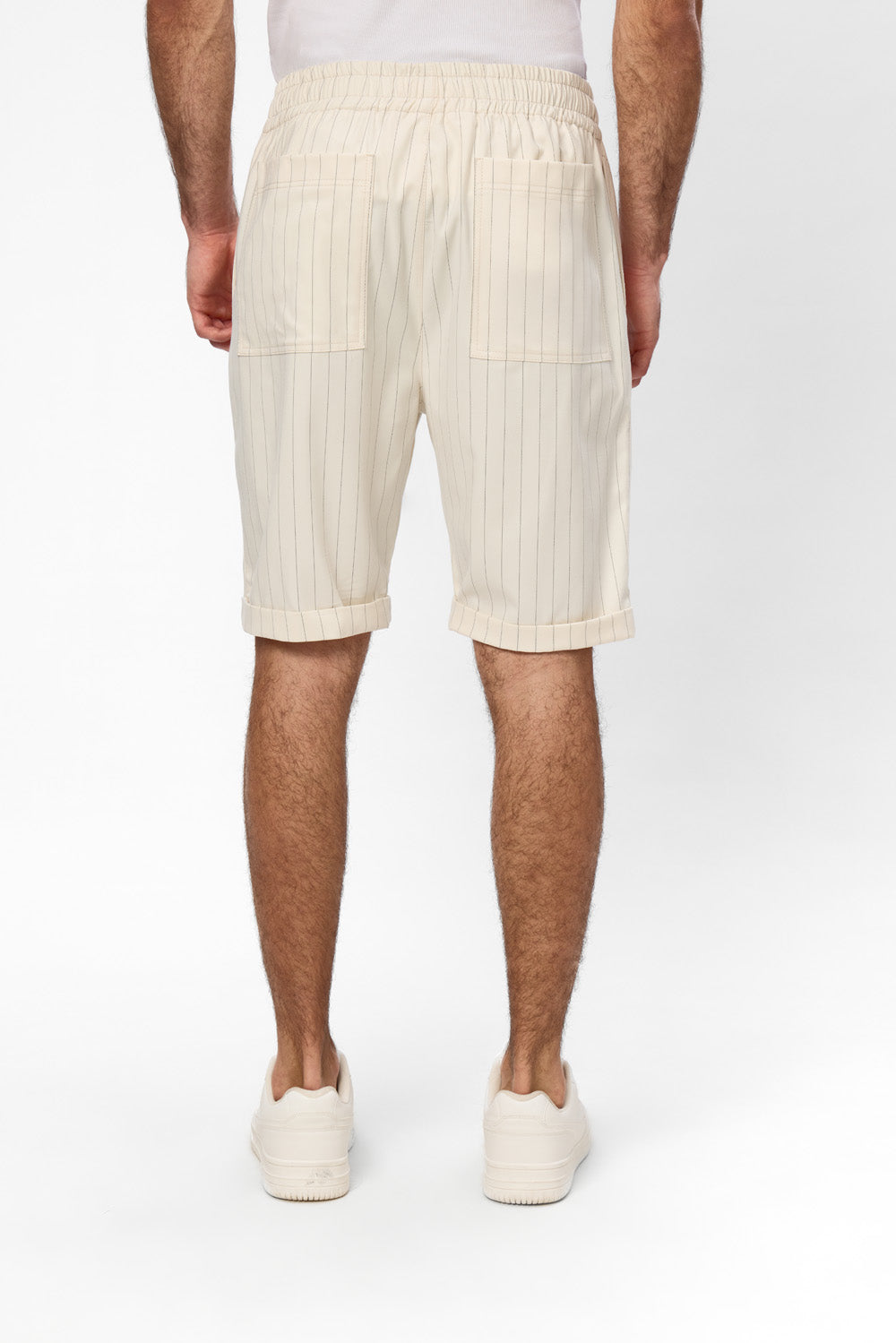 Thomas Black with stripes Cloth Shorts