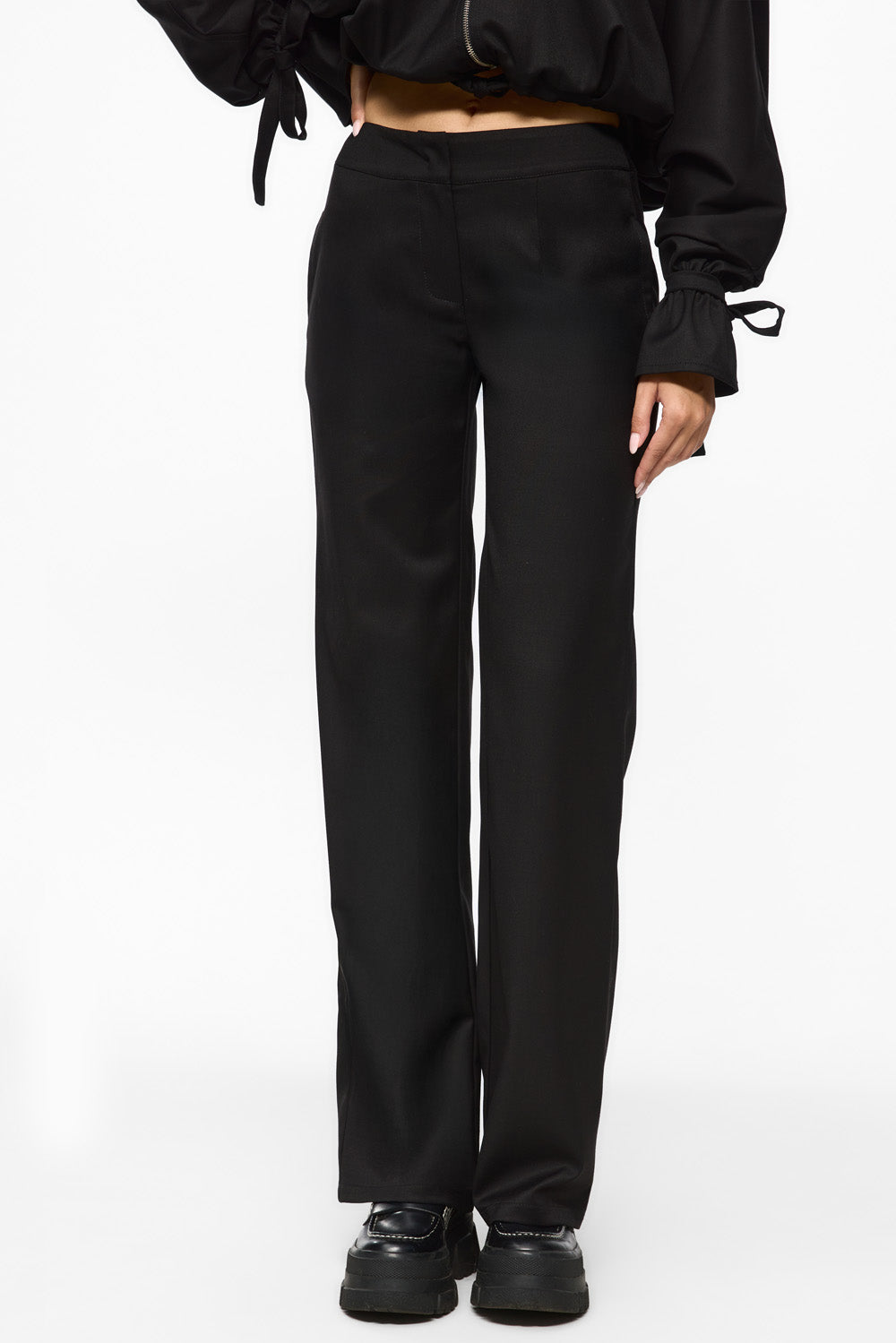 Swan Black Cloth Pants