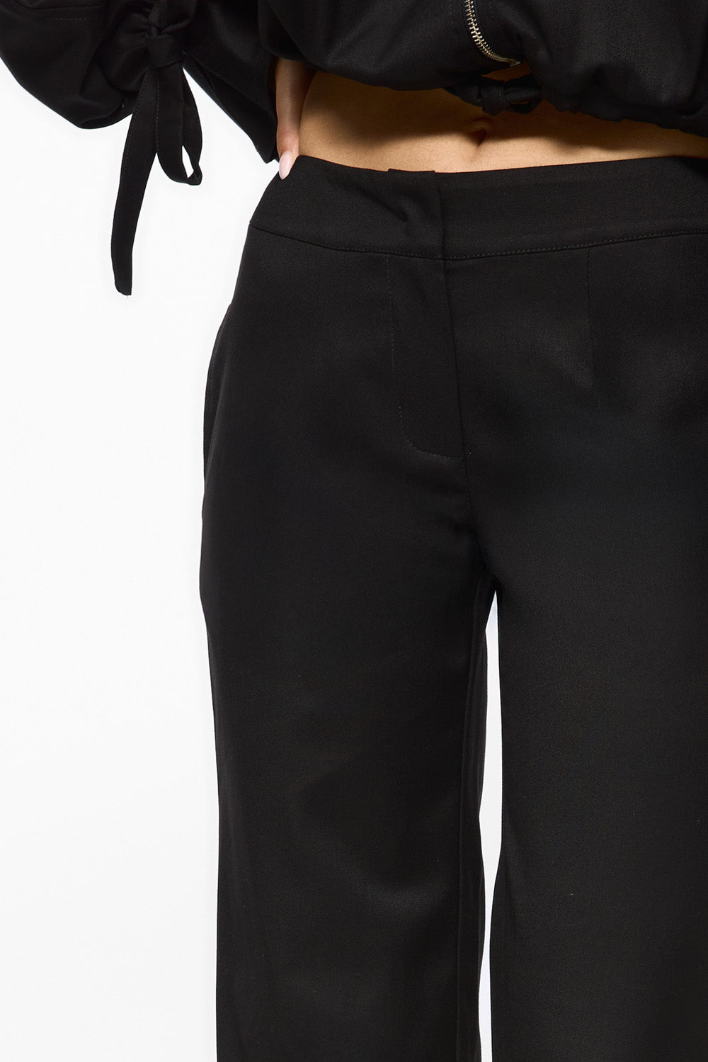 Swan Black Cloth Pants